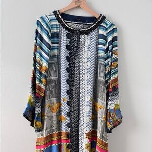 Colorful Women's Kimono with Floral Design